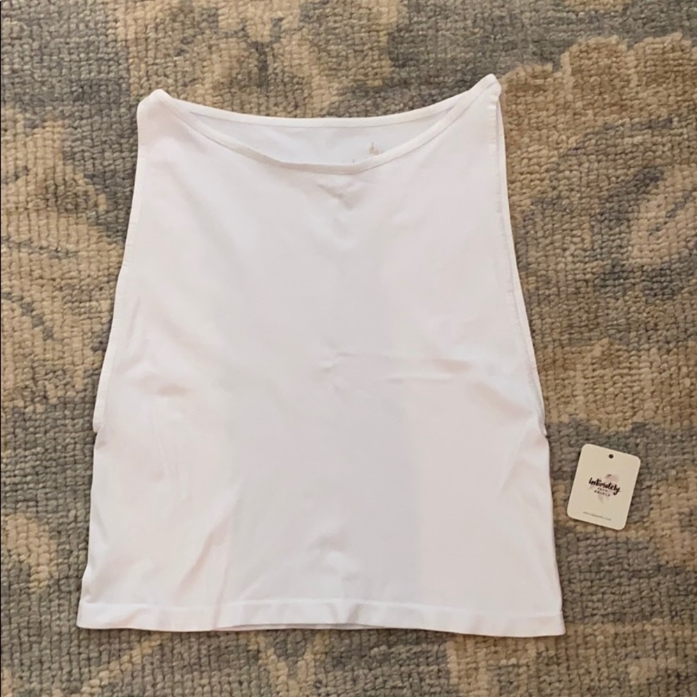 Free People Boatneck Brami Top - White size M/L